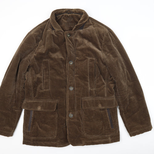 Douglas Men's Brown Corduroy Jacket Size 44 Classic Fit