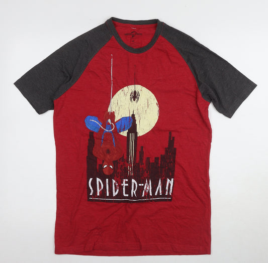 Marvel Men’s Red Spider-Man Graphic T-Shirt - Medium