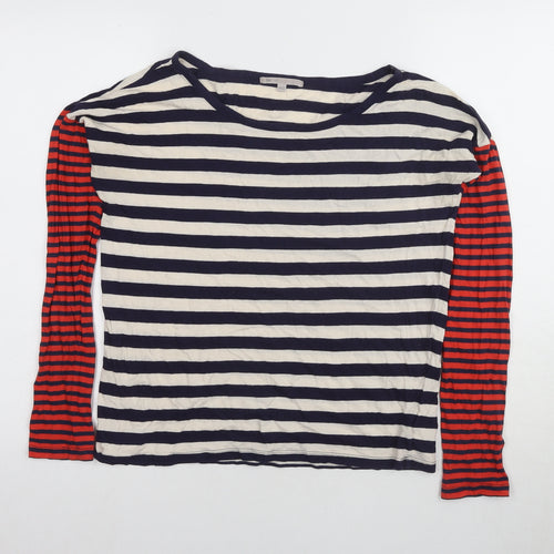 Gap Women's Multicoloured Striped T-Shirt S