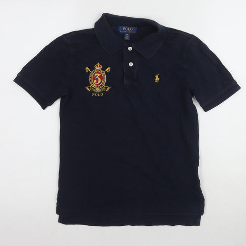 Polo Ralph Lauren Boys Blue S Polo Shirt Short Sleeve