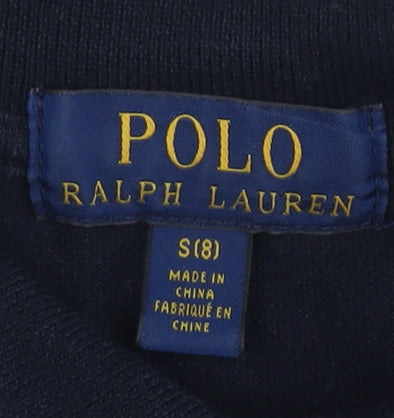 Polo Ralph Lauren Boys Blue S Polo Shirt Short Sleeve