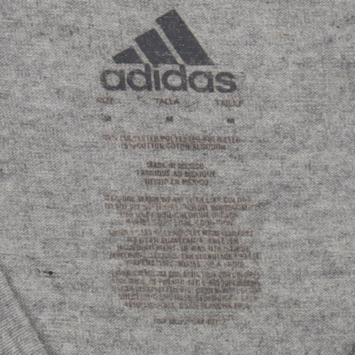 Adidas Women's Grey Basic T-Shirt M
