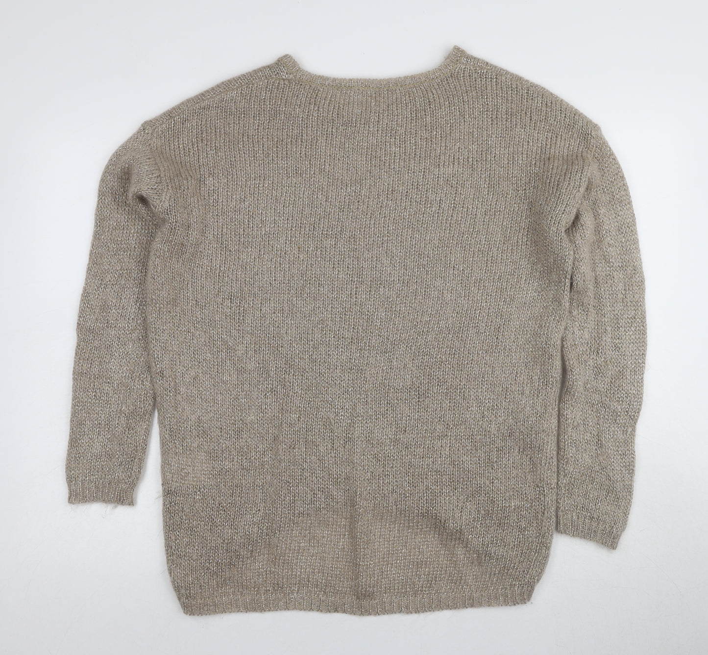 Luisa Cerano Beige Women’s Pullover Jumper Size 12