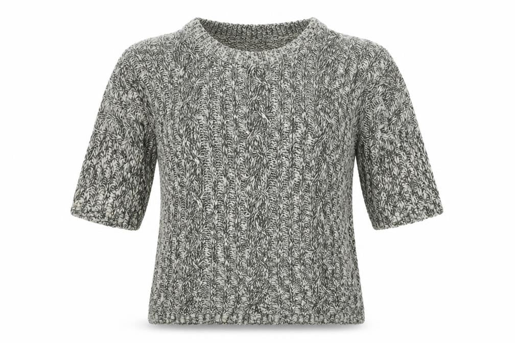 Front view of SoulCal Women's Grey Cable-Knit Jumper, size 10