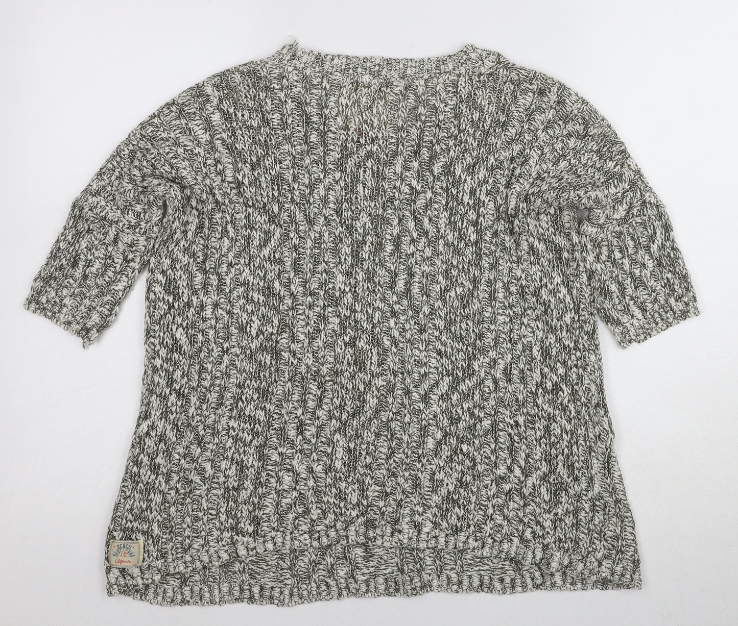 Soulcal Women's Grey Cable-Knit Jumper, Size 10