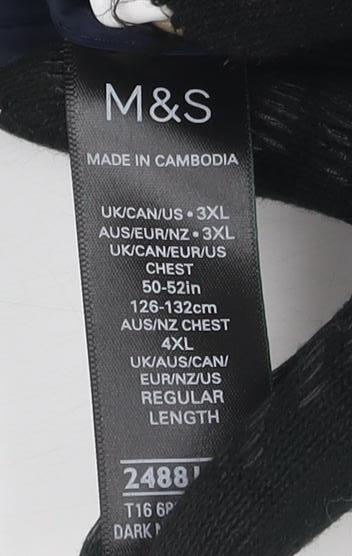 Marks and Spencer Men's Blue 3XL Puffer Waistcoat