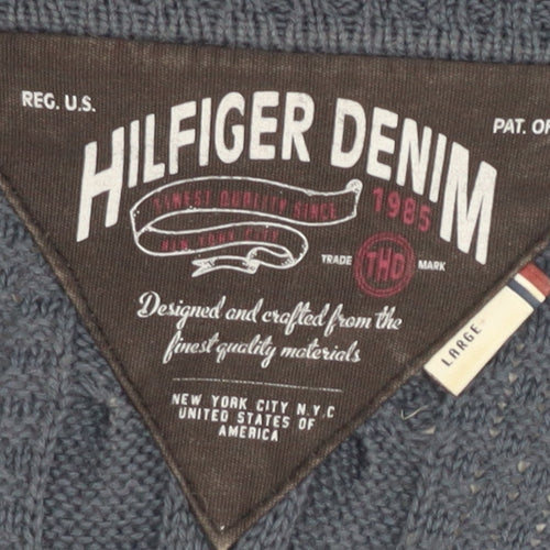 Hilfiger Denim Women's Blue Cardigan L