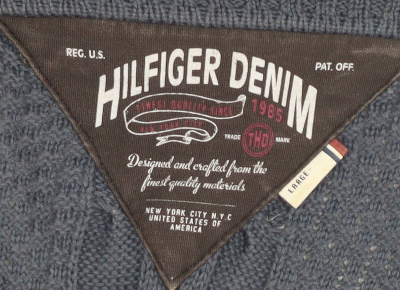 Hilfiger Denim Women's Blue Cardigan L