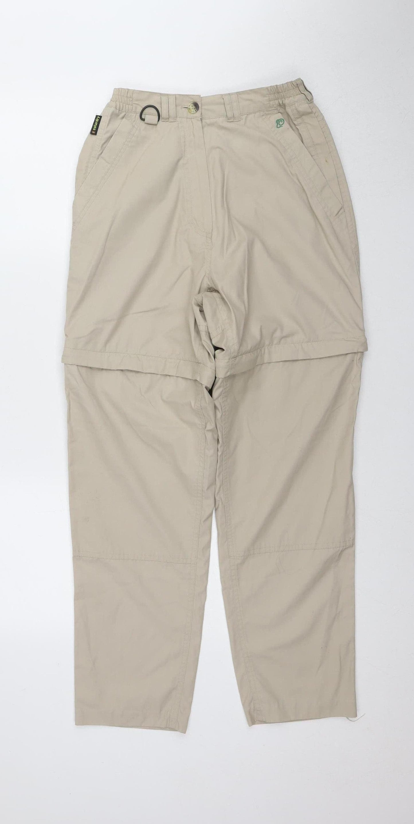 Craghoppers Women's Beige Cargo Trousers, Size 10