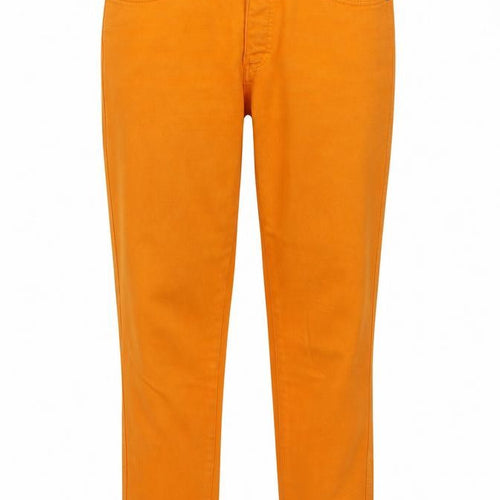 Mollie Whopsie Women's Orange Straight Jeans Size 14