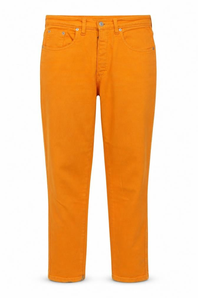 Mollie Whopsie Women's Orange Straight Jeans Size 14