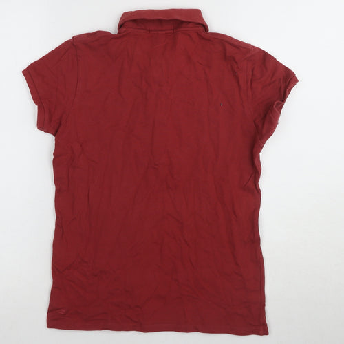 Lyle & Scott Men’s Red Medium Short Sleeve Polo