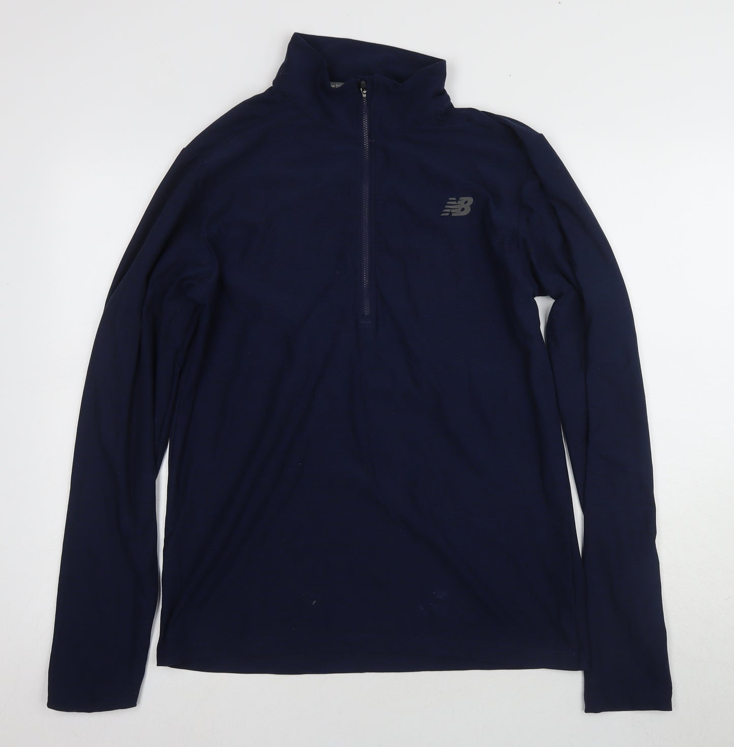 New Balance Men's Blue Long Sleeve Pullover M