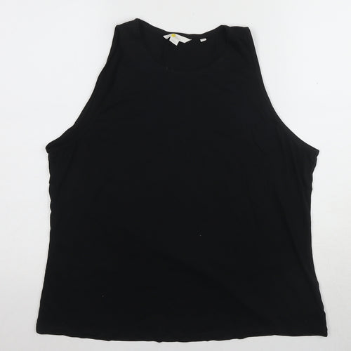 Yessica Women's Black Size 18 Basic Tank Top