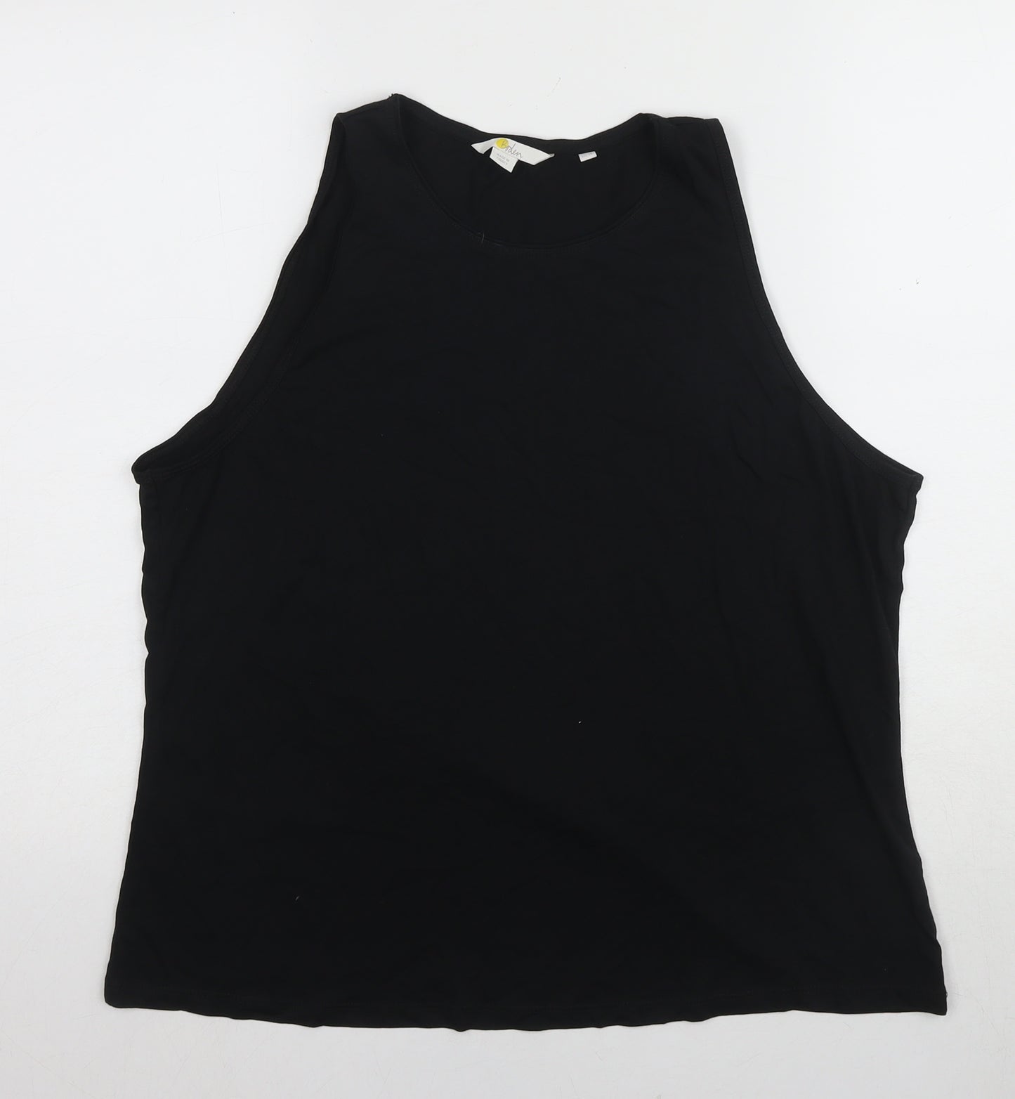 Yessica Women's Black Size 18 Basic Tank Top