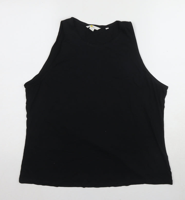 Yessica Women's Black Size 18 Basic Tank Top