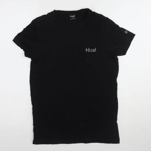 Huel Unisex Black Cotton Crew Neck T-Shirt - Size S