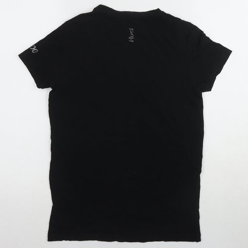 Huel Unisex Black Cotton Crew Neck T-Shirt - Size S