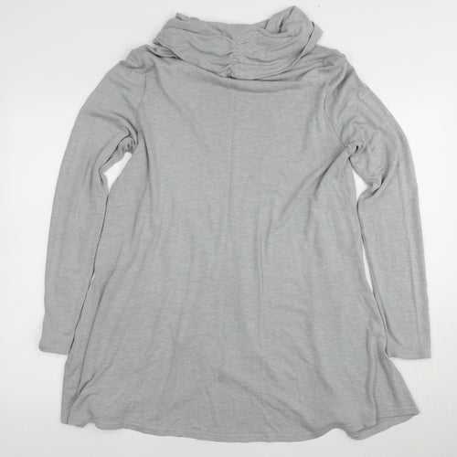 Frost Grey Women's Grey Tunic T-Shirt Size 16