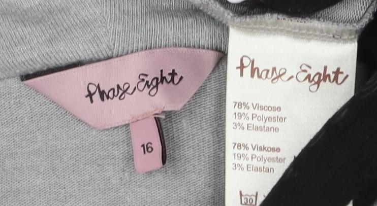 Frost Grey Women's Grey Tunic T-Shirt Size 16