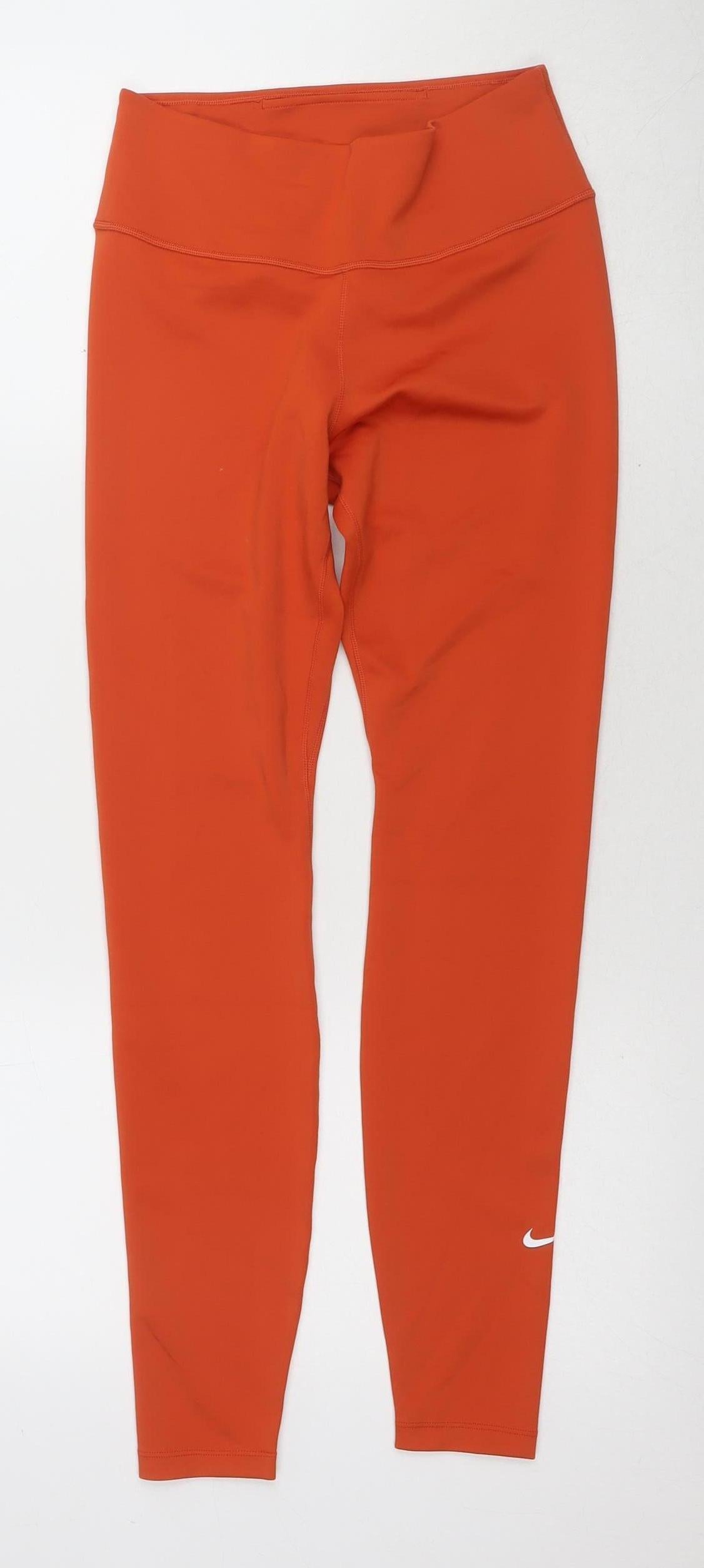 Nike Women's Orange Leggings Size S - Activewear