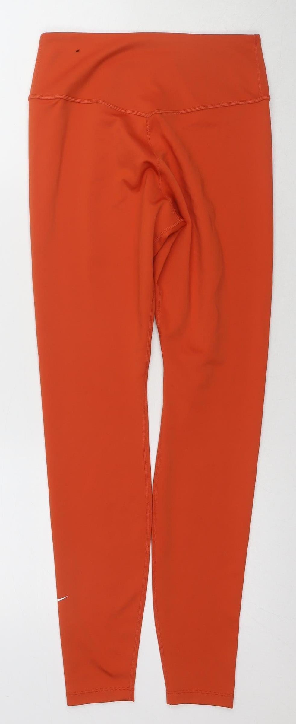 Nike Women's Orange Leggings Size S - Activewear