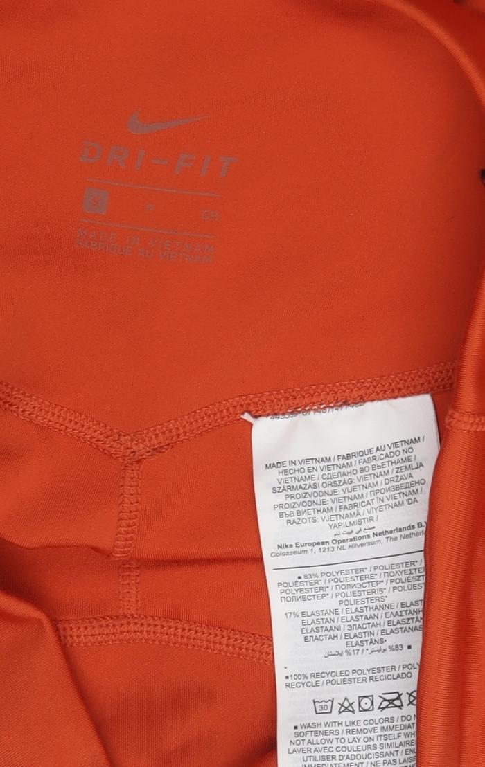 Nike Women's Orange Leggings Size S - Activewear