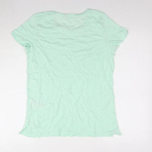 Red Herring Women's Green T-Shirt Size 14