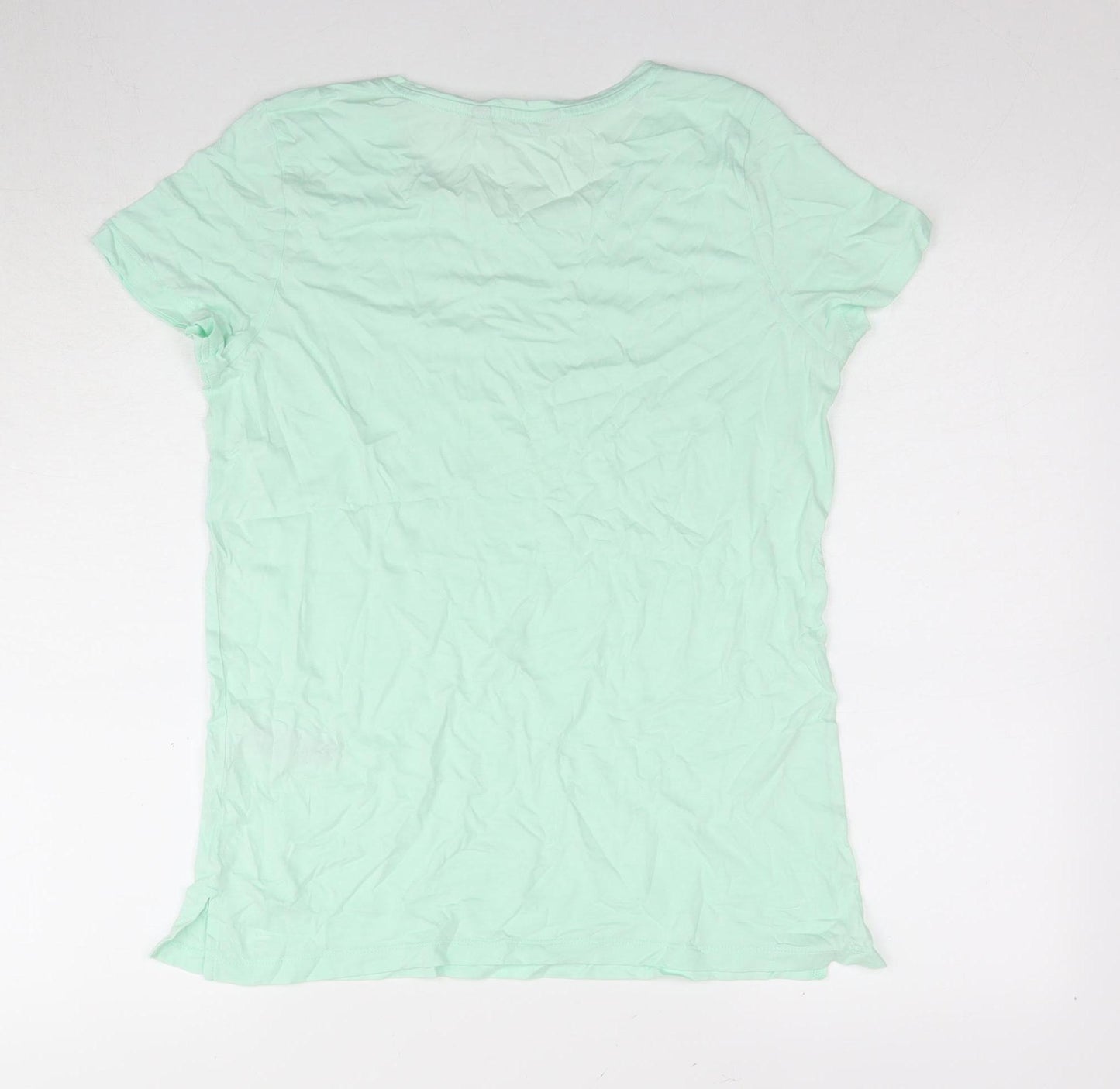 Red Herring Women's Green T-Shirt Size 14