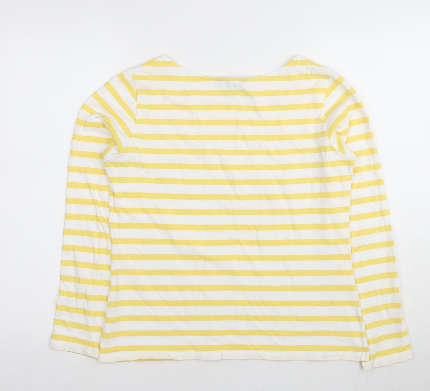 Baukjen Women's Yellow Striped Long Sleeve T-Shirt