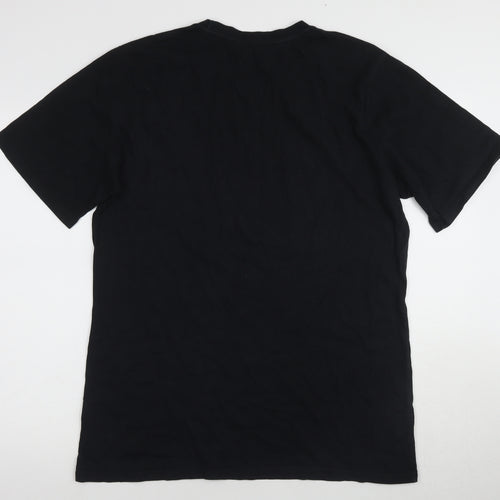 Giant War Black Panther Mens 2XL Black T-Shirt