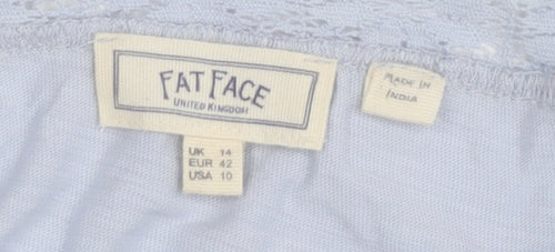 Fat Face Women's Blue Camisole Blouse, Size 14