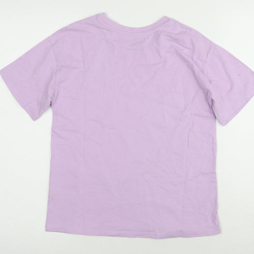 Next Girls Purple Minnie Mouse Disney T-Shirt 7-8 Years