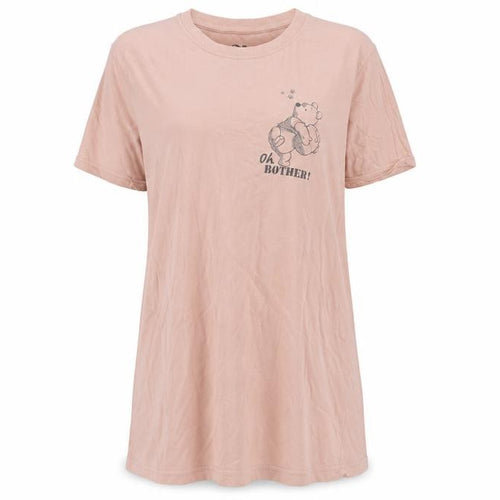 Disney Women's Pink Winnie the Pooh Chemise Nightshirt, Size 12-14