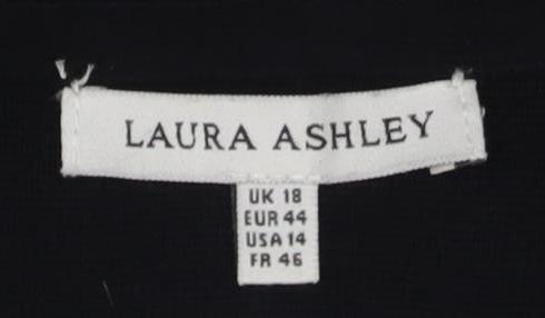 Laura Ashley Women's Black Cardigan Size 18