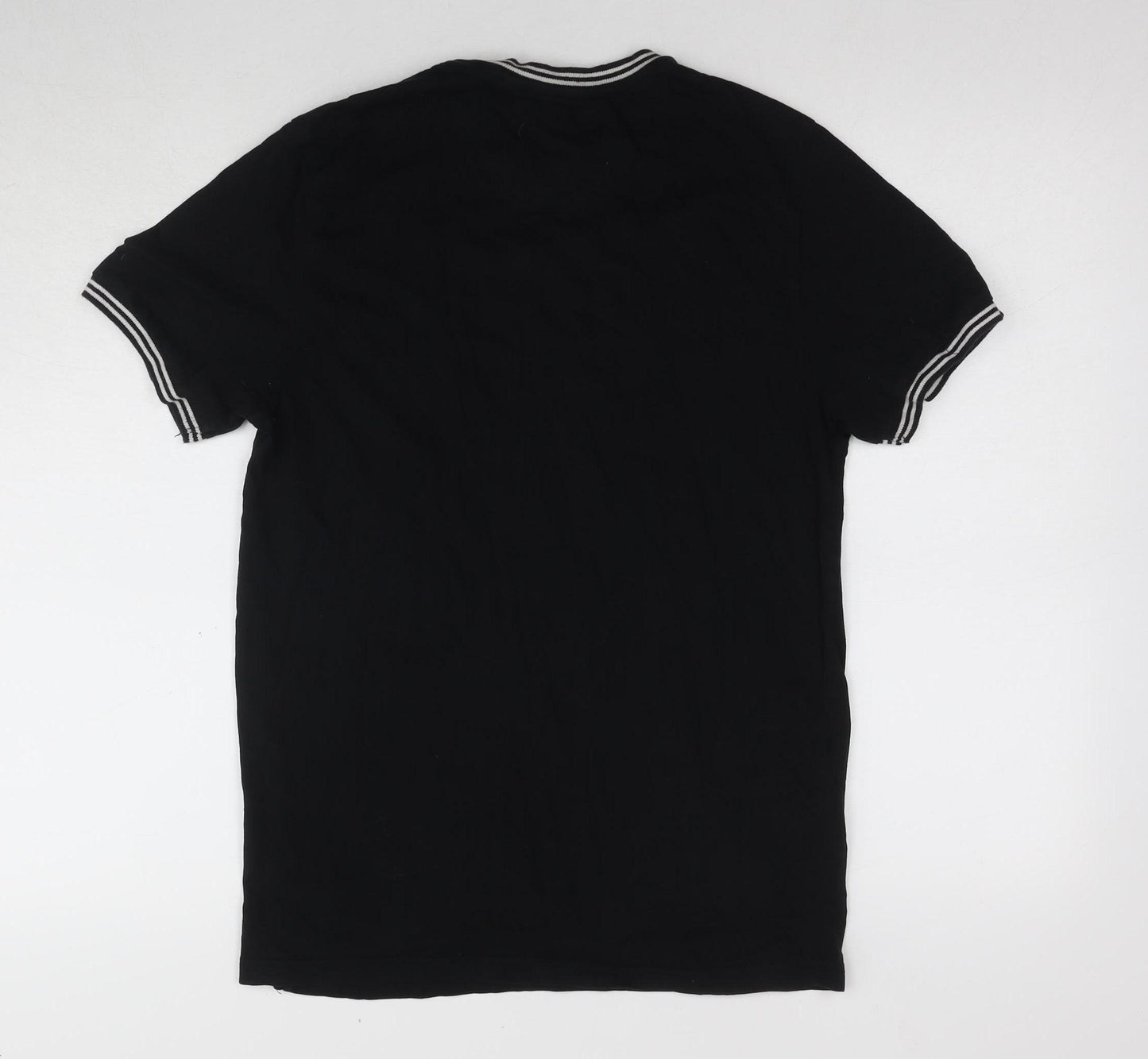 Brave Soul Men's Black Medium Crew Neck T-Shirt