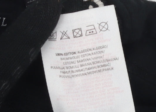 Brave Soul Men's Black Medium Crew Neck T-Shirt