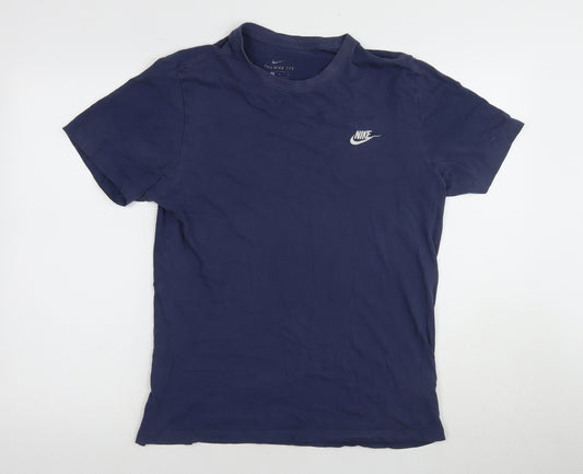 Nike Men's Blue Crew Neck Short Sleeve T-Shirt M