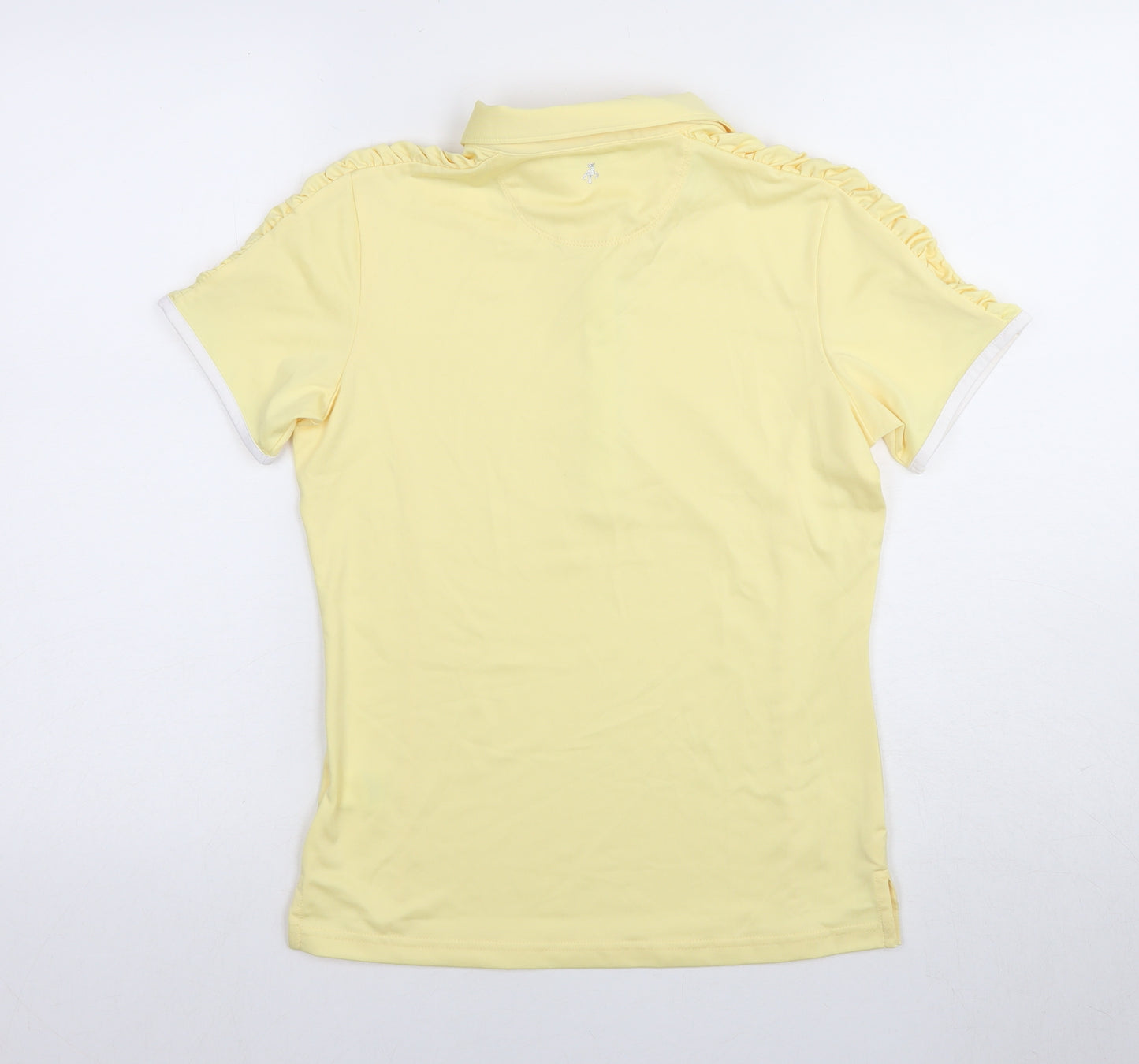 Green Lamb Women's Yellow XS Collared Polo Shirt
