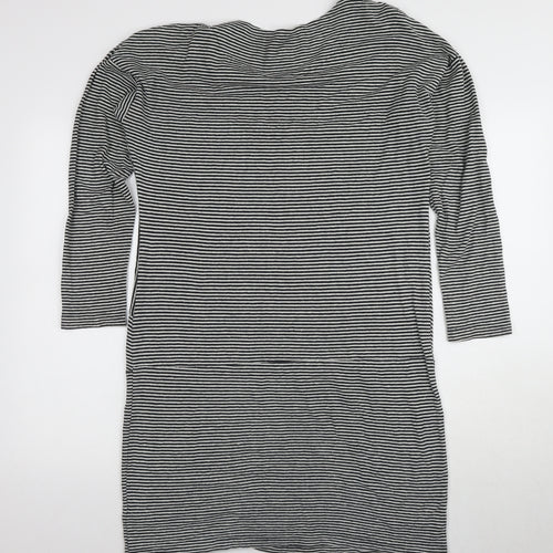 Komodo Women's Black Striped Shift Dress