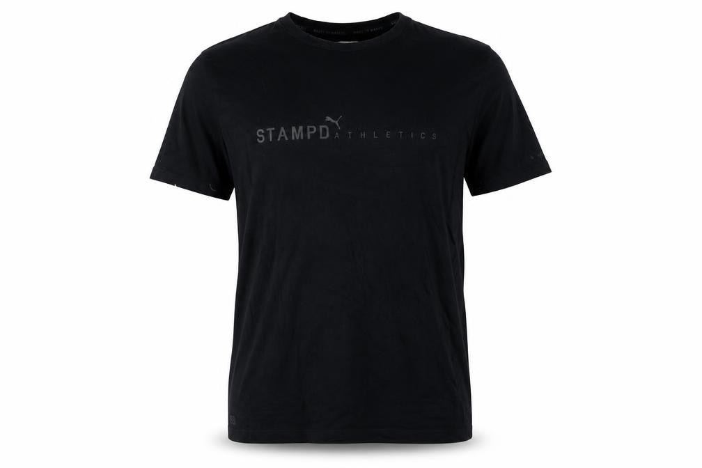 Puma Men's Black M Cotton Crew Neck T-Shirt