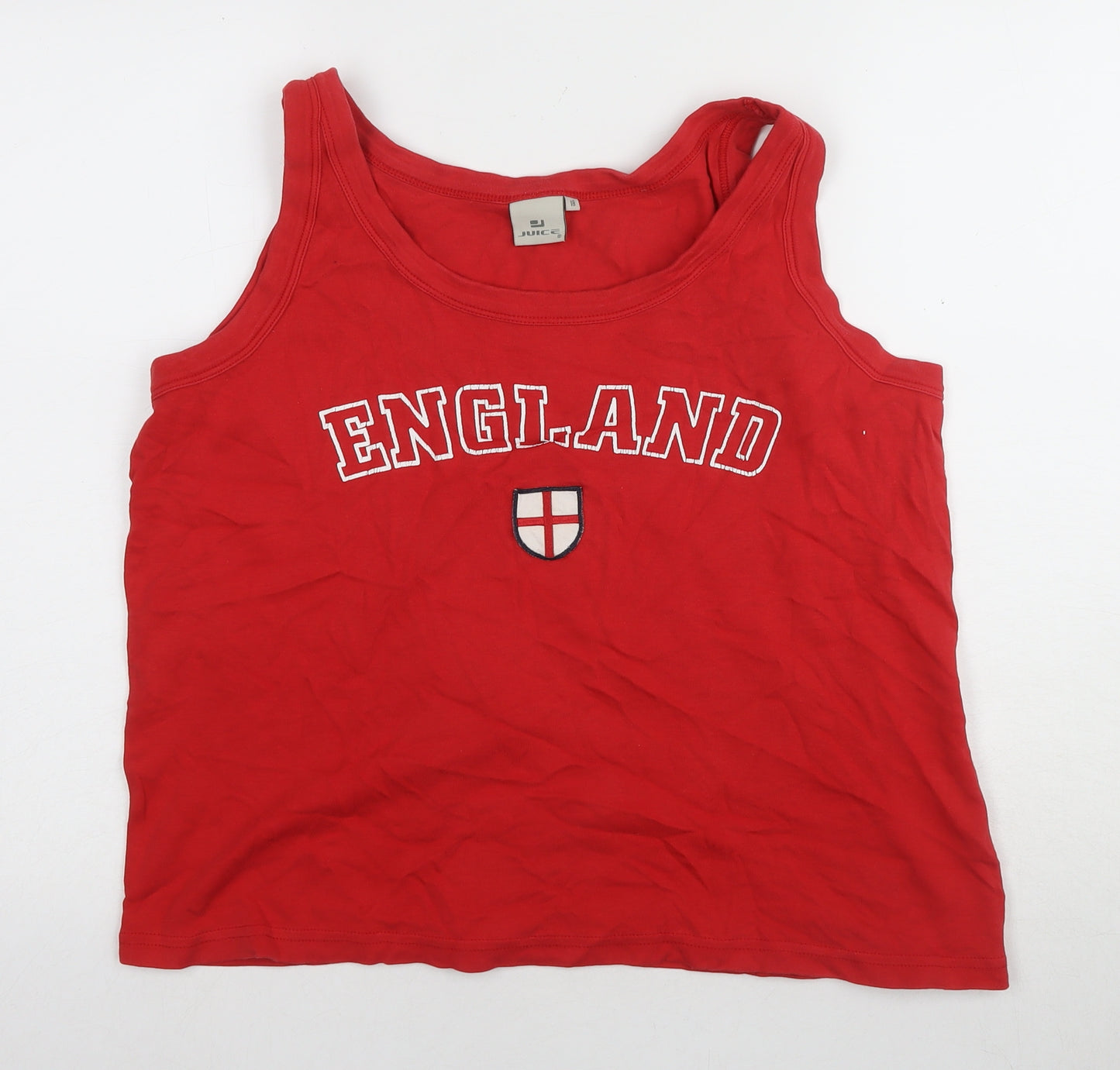 Juice Women's Red England Tank Top Size 18