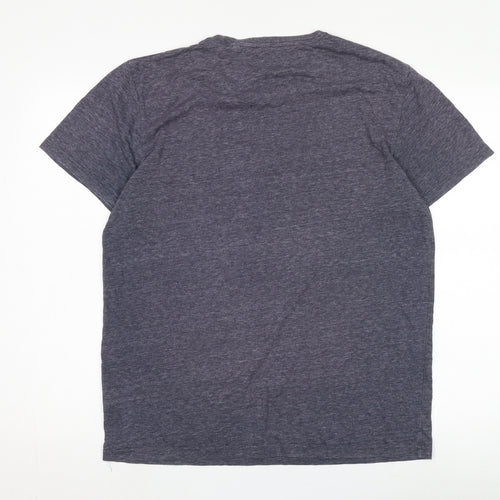 Next Men's Blue Band T-Shirt - Large, Short Sleeve