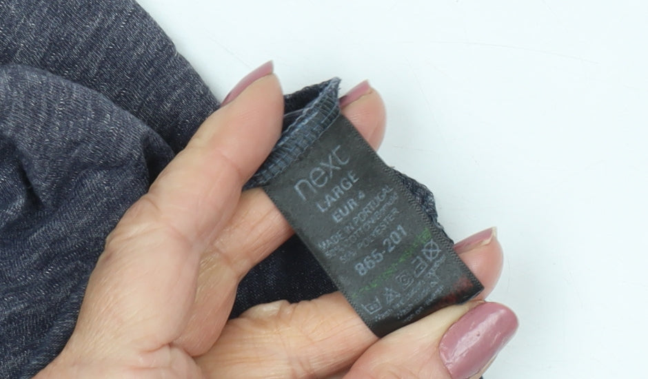 Next Men's Blue Band T-Shirt - Large, Short Sleeve