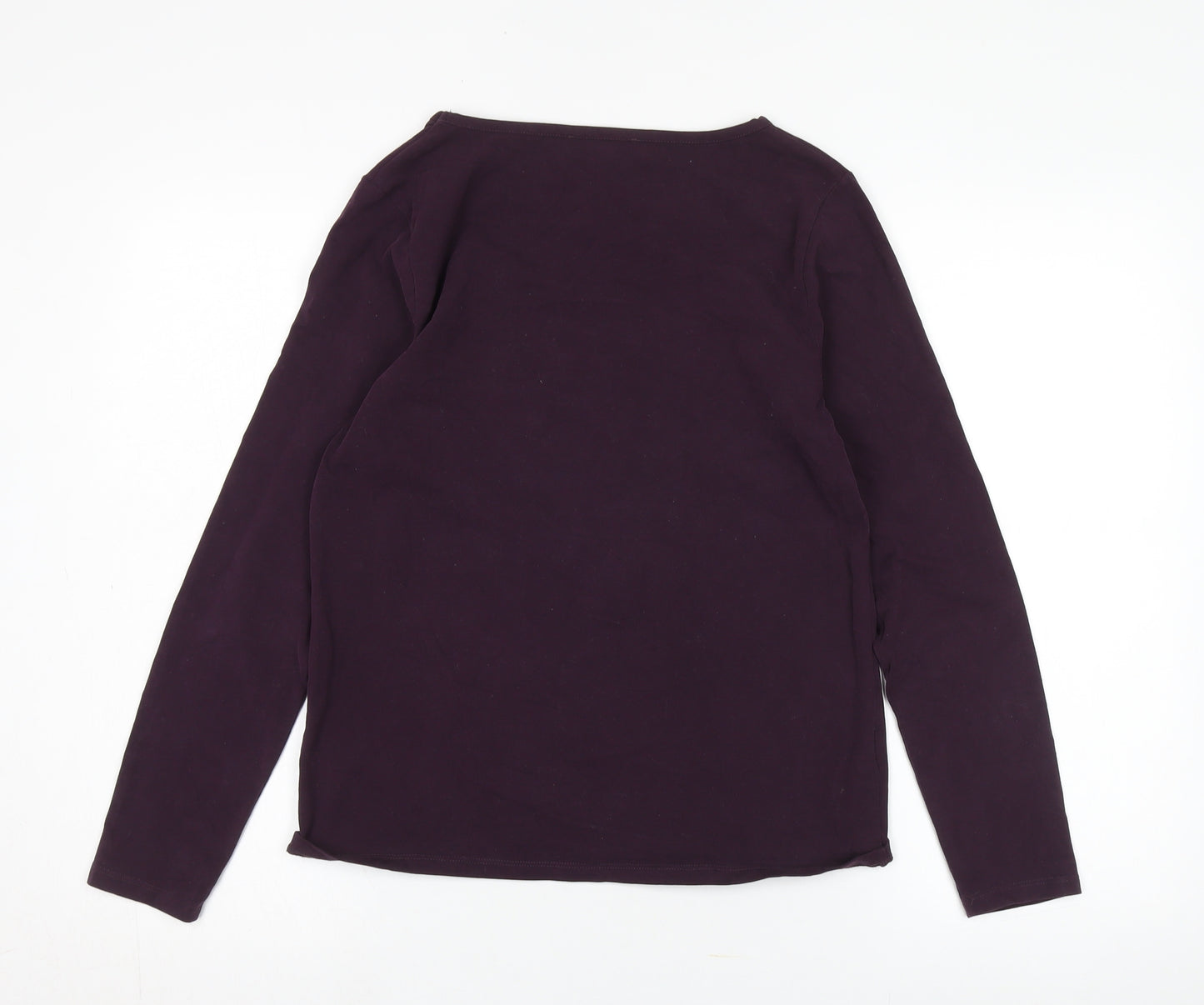 Laura Ashley Women's Purple Rhinestone T-Shirt Size 10
