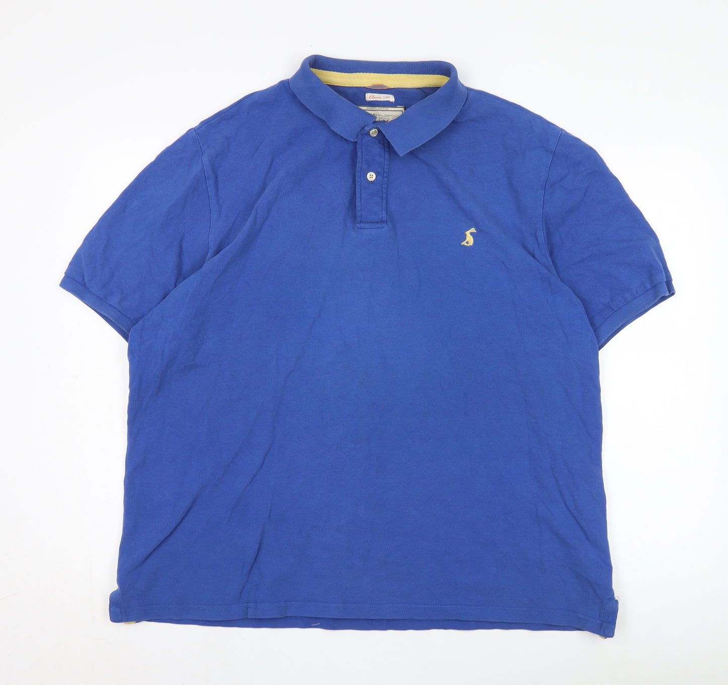 Joules Men's Blue Polo Shirt 2XL Classic Fit Logo Design
