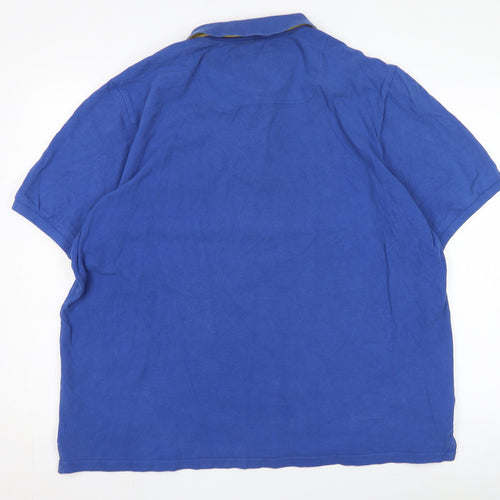 Joules Men's Blue Polo Shirt 2XL Classic Fit Logo Design
