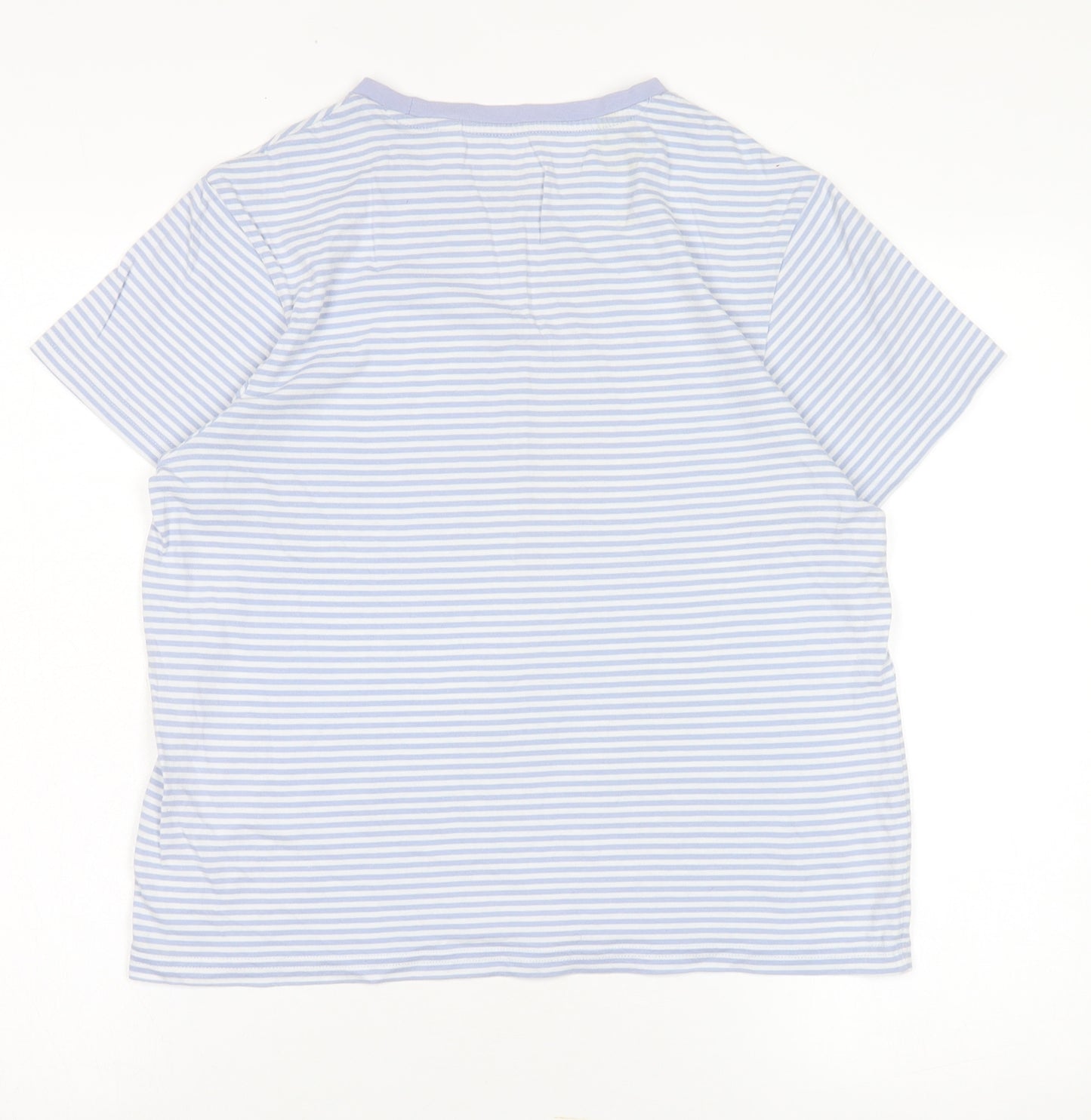 Jack Wills Women's Blue Striped Crew Neck T-Shirt