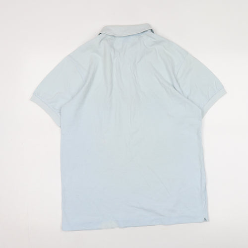 Lacoste Men's Blue Polo Shirt, M, Short Sleeve