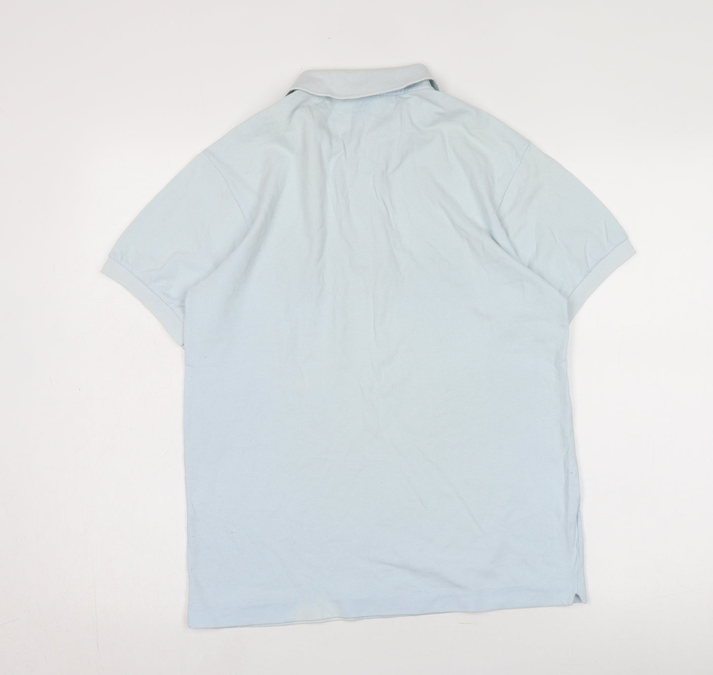 Lacoste Men's Blue Polo Shirt, M, Short Sleeve